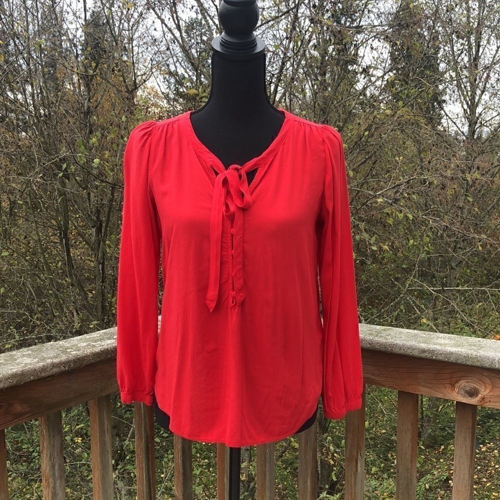 Levi’s host pick ⭐️ Red Long Sleeve Blouse
